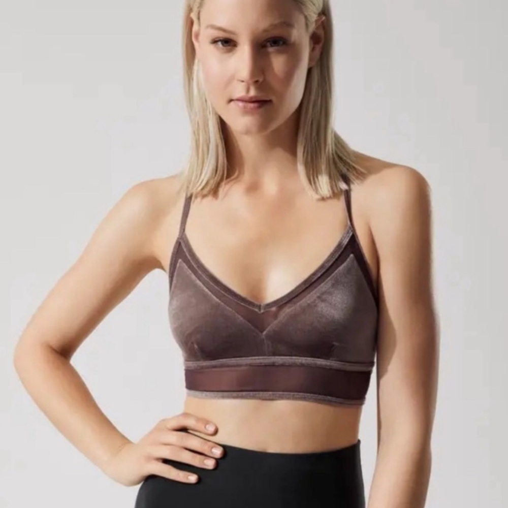 Alo Luxe Velour Bra top Medium